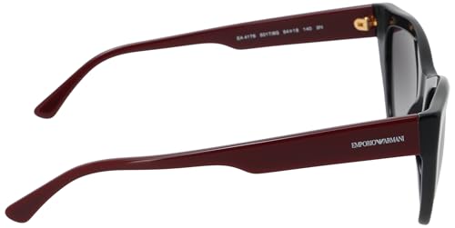 Emporio Armani Women's EA4176 Cat Eye Sunglasses, Black, 54 mm3