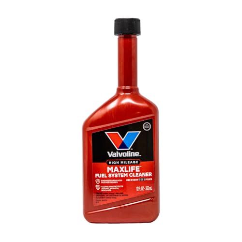 Valvoline MaxLife High Mileage Complete Fuel System Cleaner, Removes Carbon, Gum and Varnish...