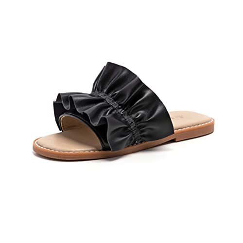 Image of THEE BRON Girls Cute Slip-On Slippers Stylish Sandals for Toddlers & Kids