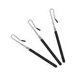 WHAMVOX 3pcs Adjustable Metal Puppet Rods Sturdy Hand Puppet Control Sticks for Stage Performances Educational Use Theater Puppetry Arm Manipulation Tools