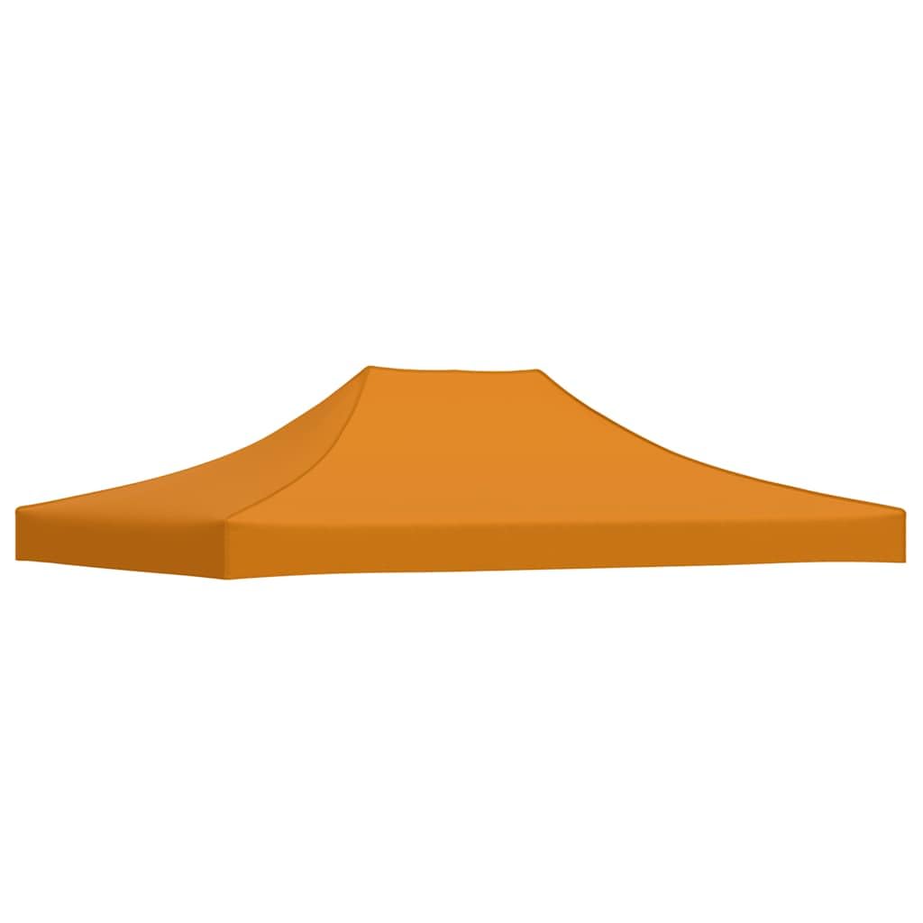 vidaXL Party Tent Roof Garden Outdoor Replacement Canopy Gazebo Marquee Pavilion Top Cover Sunshade Sun Shelter 4x3 m Orange 270 g/m²