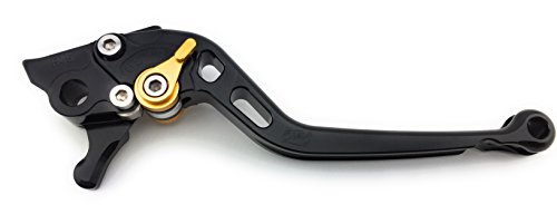 Leviers longs moto CBR 600F et CB 600 Hornet 2007-2016 Noir Or - 7