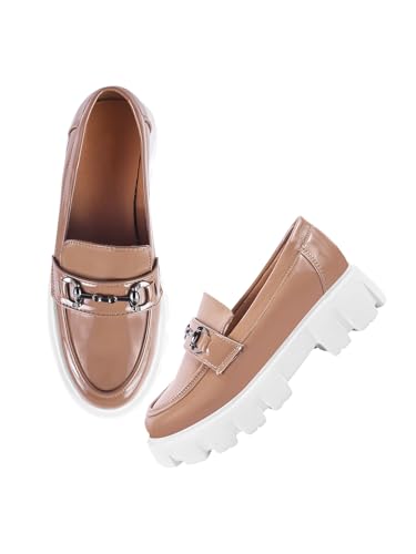 TRYME Trendy Comfortable Extra Cushion Inner Sole Casual Loafer Shoes With Low Heels for Womens and Girls