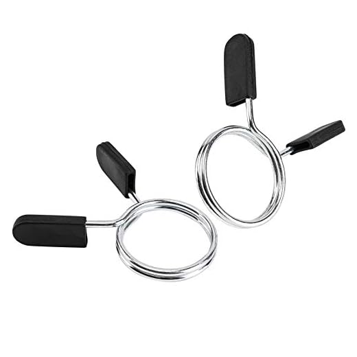 EastyGold Barbell Clips Olympic Barbell Clamps Collars 2 Inches Weight Bars Lock Dumbbell Spring Clips Circlip Fitness Weightlifting Buckle for Strength Training Gym Accessory