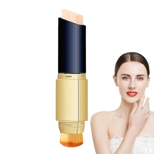 Base De Maquillaje En Barra, Corrector Facial De Cobertura Total, 2 En 1 Con Cobertura Total Para Todo Tipo De Piel