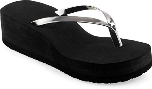 Slippers for Women's Home Slippers Flip Flop Indoor Outdoor Flip Cute Foot Wear Daily Use - BZ-Silver slipper-3-image-11