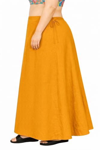 Image of CITIX Pure Cotton Petticoat for Woman Saree | Adujastable Drawstring Waist