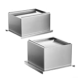 Para tofu de cocina hecha de acero inoxidable con gasa, diseñada para prensar tofu, queso, paneer, yogur y se utiliza como prensa de pepinillos o kimchi (grande)