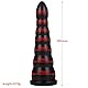 BDSMJOY Analdildo Φ 43~77 MM,riesen Dildo groß Analplug Buttplug Analkugeln Analspielzeuge Fisting Sexspielzeug Analdehner Anal Expander erotisches Sex Spielzeug für die Frau (Schwarz)