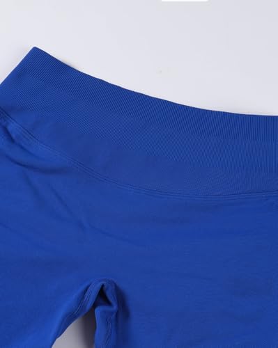 Image of AUROLA Influence Workout Shorts for Women,2.5 3.5 4.5 5.5 6.5 No Roll Up Squat Proof Scrunch Seamless Compression Gym Short