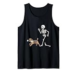 Photo Gallery funny halloween border terrier and skeleton canotta Photo Gallery funny halloween border terrier and skeleton canotta