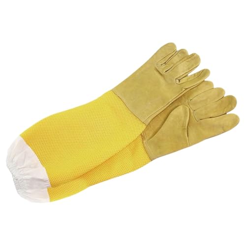 Guantes de apicultura de manga larga para el cuidado seguro de colmenas 6