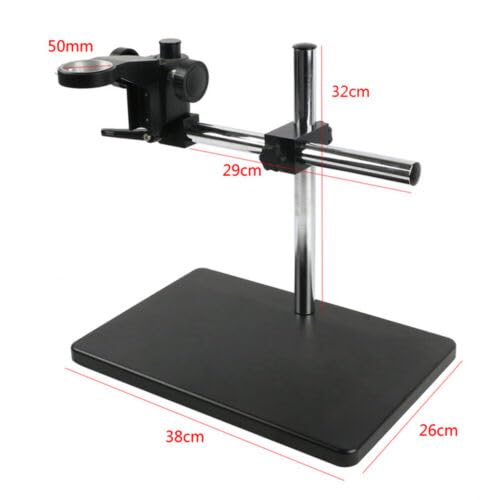 Soporte para Microscopio Digital, Trípode de Elevación Universal Ajustable, Herramienta de Microscopio Resistente, Base de Aleación de Aluminio con Rotación