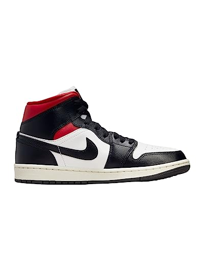 [BQ6472-061] Womens Air Jordan RETRO 1 MID 'GYM RED PANDA'