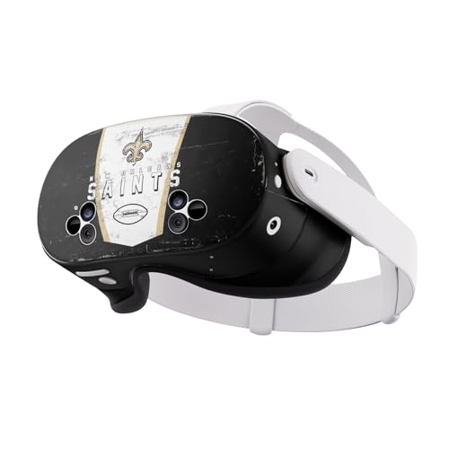 Skin Vinyle New Orleans Saints NFL pour Meta Quest 3S Head Case Designs