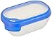 CURVER | Boite Grand Chef rectangulaire 0.5L, Bleu, Foodkeepers Grand Chef Reloaded, 15x10x6,5 cm