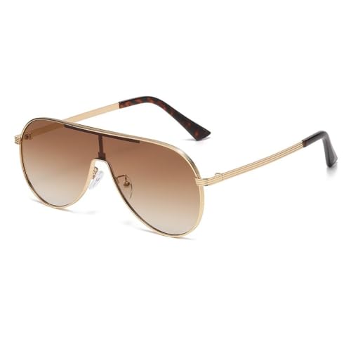 Lunettes de soleil aviateur ovales unisexes tendance pour l'été