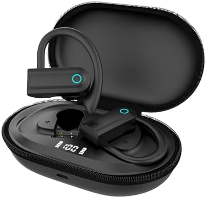 Fone de Ouvido com bateria de longa duração, Bluetooth Esportivo,...