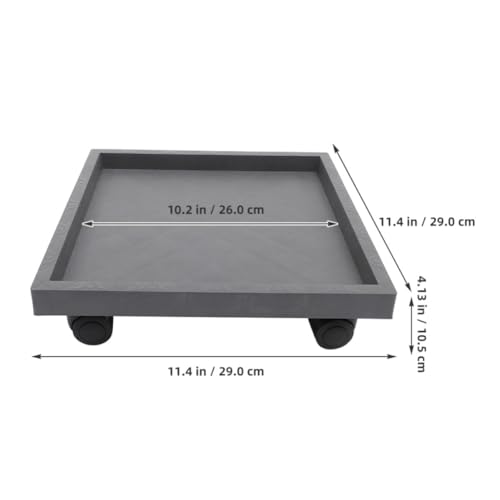 Support mobile pour pots de fleurs SHOWERORO pour protéger le sol de votre maison - 3