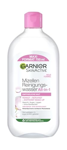 Garnier SkinActive - Agua micelar todo en 1 con glicerina vegetal y micelas, 700 ml