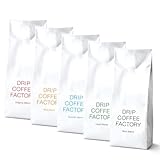 ドリップコーヒーファクトリー 違いを楽しむ 5種 飲み比べ レギュラーコーヒー アソートセット 2.5kg 500g × 各1袋 合計5袋 コーヒー豆 2.5kg (粉 中挽き, 5種アソート)