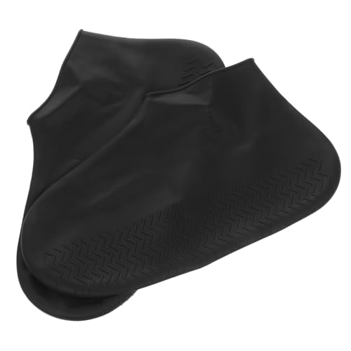 Cubrecalzados para hombre, protectores de calzado de silicona impermeables para lluvia, fáciles de poner y quitar, para aventuras al aire libre