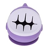 Abaodam 吸盤シリコンボウル 幼児用吸盤ボウル 多機能フードディッシュ 衛生的分解洗浄可能 漫画デザイン 幼児食事用 ベビーフード用