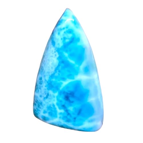 Larimar cabochon en vrac pierre naturelle 43x24x6mm pour bague et collier