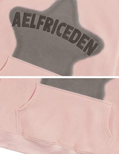 Image of Aelfric Eden Graphic Hoodies for Men Y2K Printed Hoodie Sweatshirt Casual Oversized Long Sleeve Vintage Streetwear Pullover