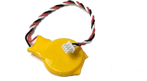 FanElectro © Pile BIOS (CMOS) avec 3 Broches, Compatible avec Dell Latitude Series E6400, E6410, E6500, E6510, E5500 E5400, E4300 E4310 Ordinateur Portable (200mAh, 3V)