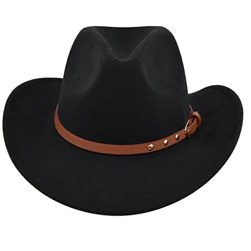 Chapeaux de cowboy en feutre retro jazz et hottes ethniques en plein air