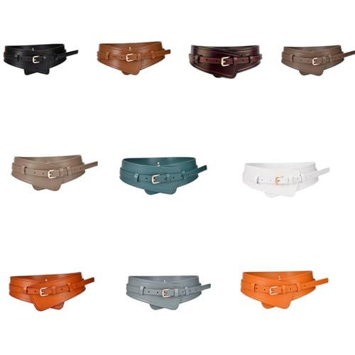 Leather Waist Corset For Adult Teens Detachable Cincher Belt For Overcoat Sweater Decorative Belt For Daily And Formal3