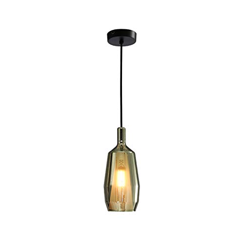 Plafonnier moderne E14 suspension design verre coloré salon chambre cuisine