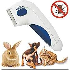 Pente Elétrico Antipulgas para Cães Gatos Outros Animais Pet - Cachorro Remove Pulgas Lêndeas e Piol