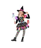 Morph Disfraz de Bruja para Niña y Bebé, Vestido De Halloween Talla T1