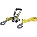 SmartStraps 8’ Heavy Duty Ratchet Strap with Snap Hooks – 10,000lbs Break Strength, 3,333lbs Safe Work Load – Commercial Duty Straps for Heaviest Loads, Haul Large Equipment and Vehicles, Small