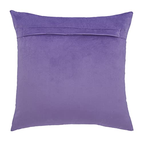 Image of Cazimo Velvet Cushion Covers for Bed, Sofa and Couch - 16 * 16 inches | Ideal for Living Room | Set of 2, Purple