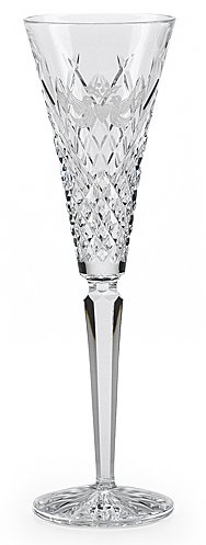 Waterford Crystal 2nd Edition 12 Days of Christmas Champagne Flute, Two Turtle Doves