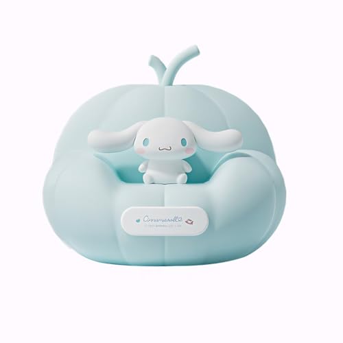 leuaxmy Cute Cinnamoroll Night Light Cartoon dimmable sili Cone Childrens Night Light Long Battery Life Rechargeable Cute Light Toddler Night Light Gift for Boys and Girls(Blue Comolo)