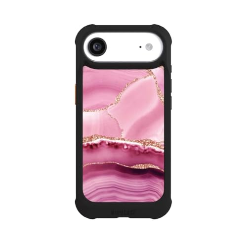 Coque iPhone Air antichoc noire paillettes protection MagSafe NIVOmax