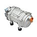 A/C 12V 24V Electric Integrated Compressor Set Compatible For Auto AC Air Conditioning Car Truck Bus Boat Tractor Shop Automobile Aircon(RED)