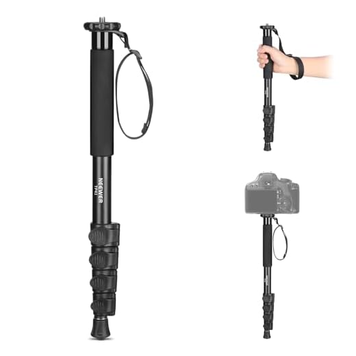 NEEWER 61"/155cm Camera Monopod Stand, Aluminum Alloy, Portable, TP41