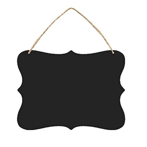 ULTNICE Pizarra Decorativa Colgante De Doble Cara Reutilizable