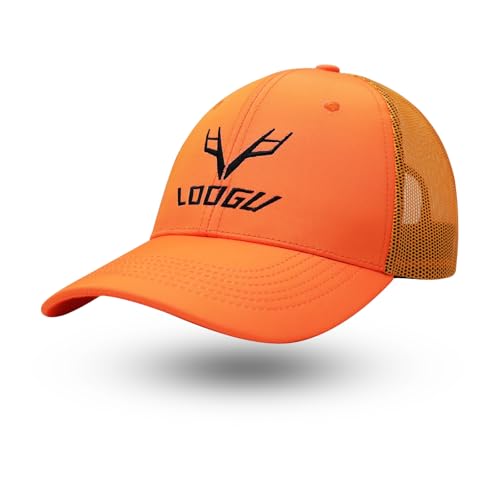 Image of LOOGU Fishing Hat Mesh Back for Men Women Adjustable Baseball Trucker Cap Snapback Hats
