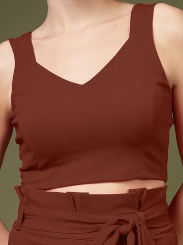 Image of OOMPH! Stretchable Sleeveless Crop Top