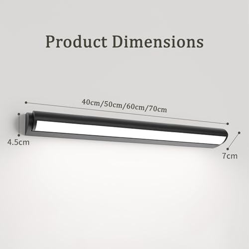 Lámpara de espejo de baño LED orientable para un maquillaje perfecto 3