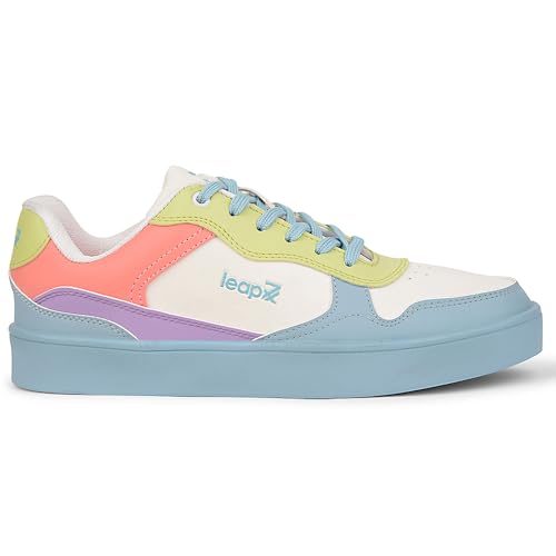 Image of Liberty Leap7x Anna-1 Casual Lacing Sneakers for Women with EVA Sole | Comfortable Outsole | Lightweight Durable and Cushioned Footbed | Flexibility and Shock Absorption