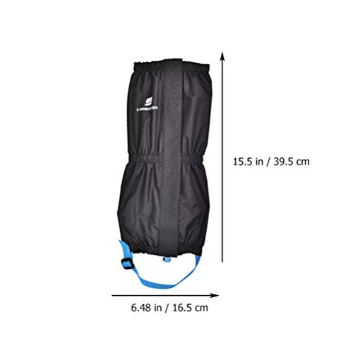 CLISPEED 2 Pares Nylon Leg Polainas Polainas de Inicialização para Correr Ao Ar Livre Mochila de Cam