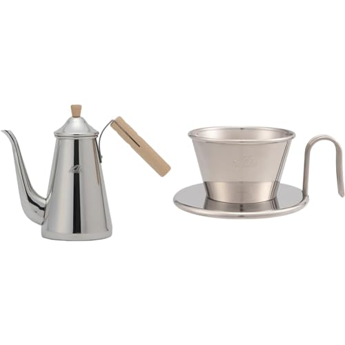 カリタ Kalita コーヒーポット ステンレス 木柄ハンドル