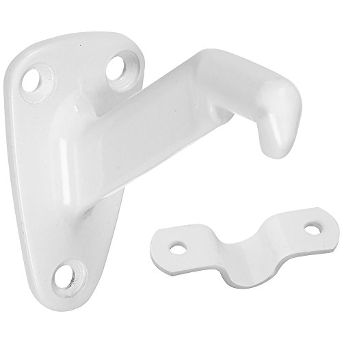 National Hardware S825-919 8025 Heavy Duty Handrail Brackets In White , 3" #TOP24